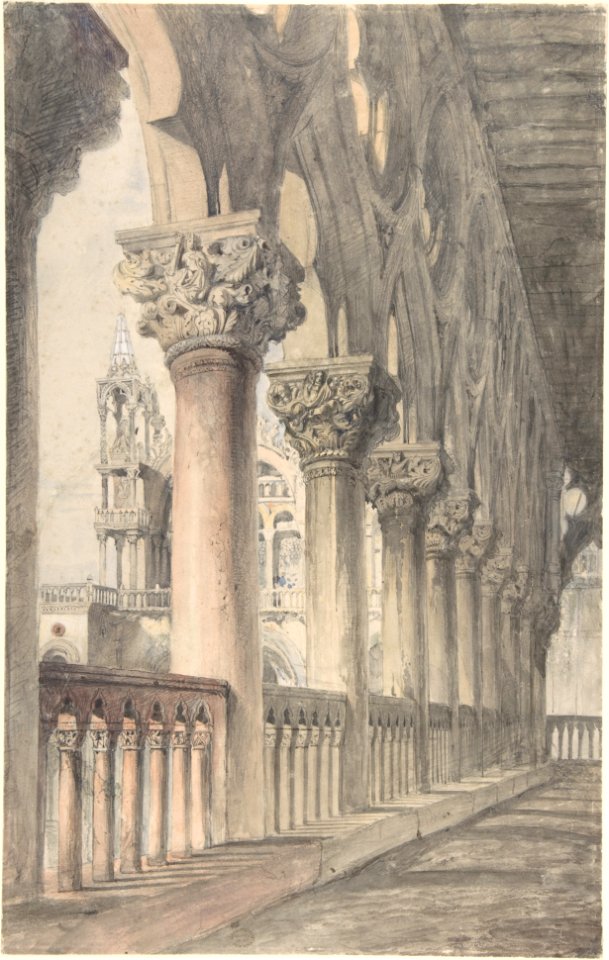 Loggia of the Ducal Palace, Venice MET DP806040