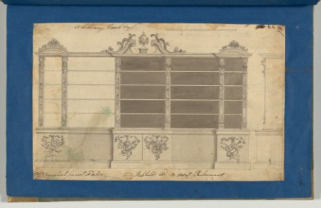 Library Bookcase, from Chippendale Drawings, Vol. II MET DP-14176-005