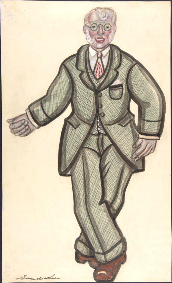 Man in a checkered suit MET DP804801