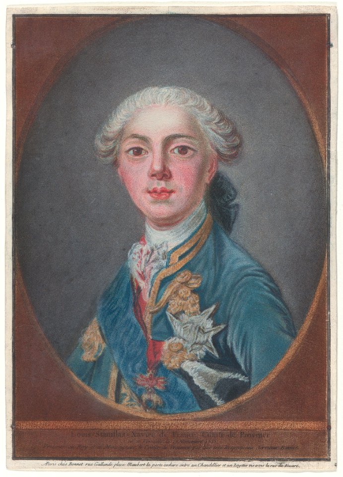 Louis-Stanislas-Xavier de France, Comte de Provence MET DP876423