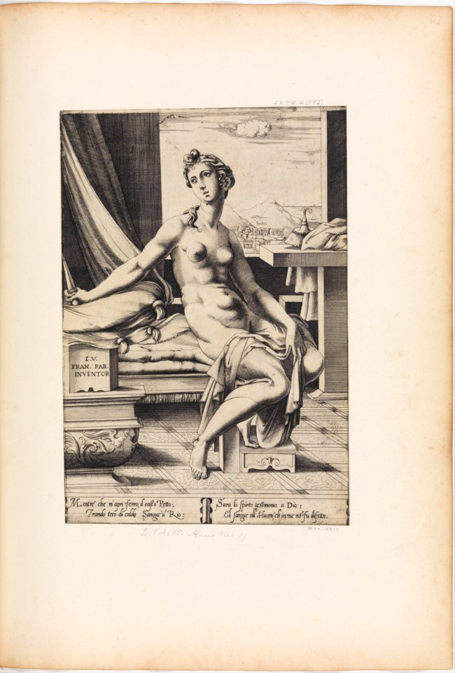 Lucretia Preparing to Kill Herself MET DP269635