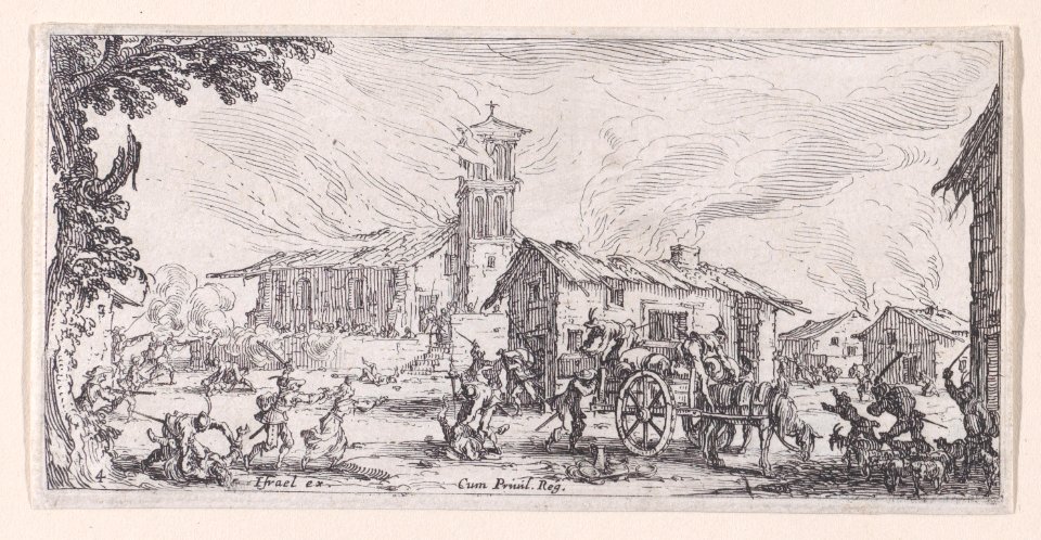 Looting and Burning of a Village Met DP891364