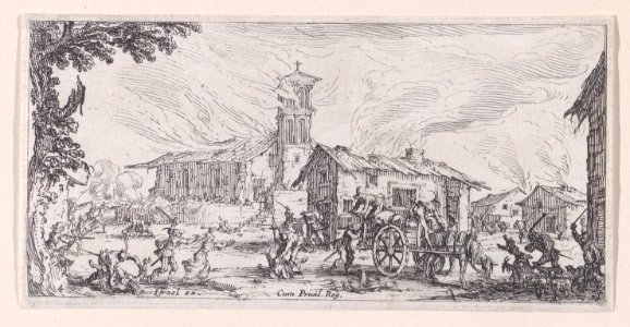 Looting and Burning of a Village Met DP891364