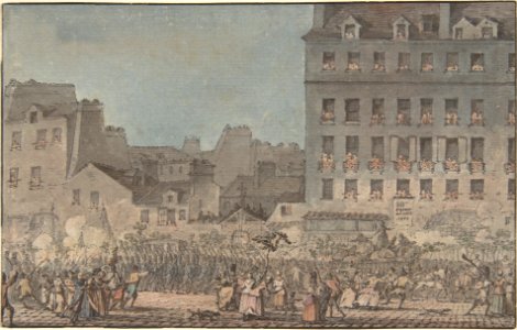 Louis XVI Entering Paris, October 6, 1789 MET DP808370
