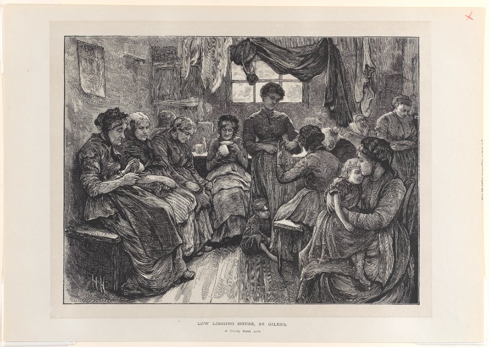 Low Lodging House, St. Giles's; A Study from Life Met DP884642