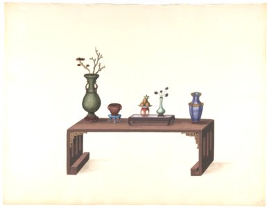 Low Table with Vases MET DP807514
