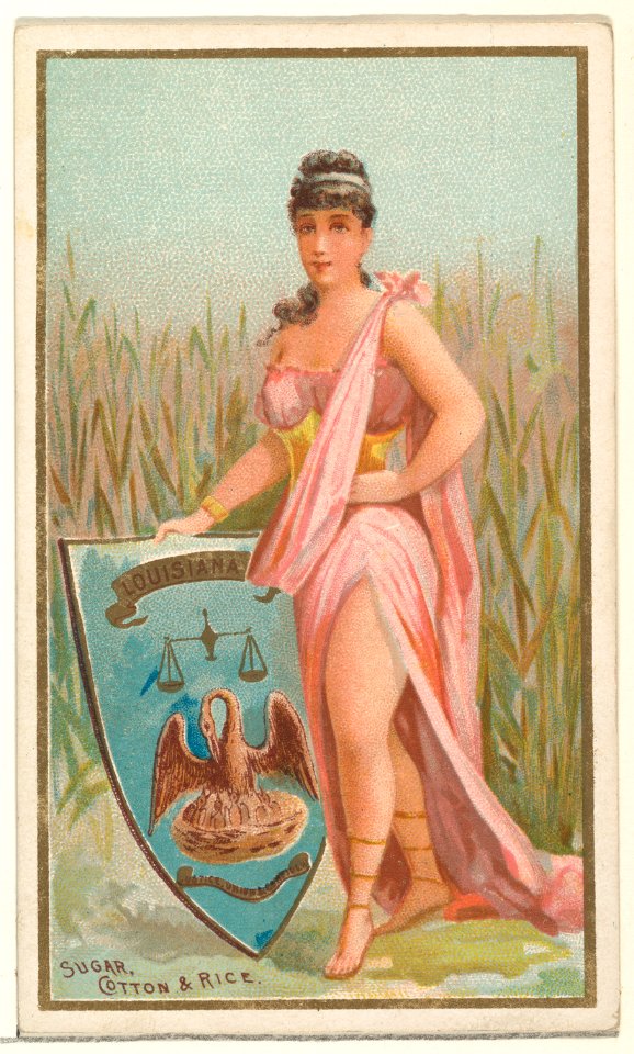 Louisiana, from the Industries of States series (N117) issued by Duke Sons & Co. to promote Honest Long Cut Tobacco MET DPB873655