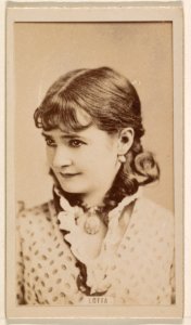 Lotta, from the Actresses series (N245) issued by Kinney Brothers to promote Sweet Caporal Cigarettes MET DP859015