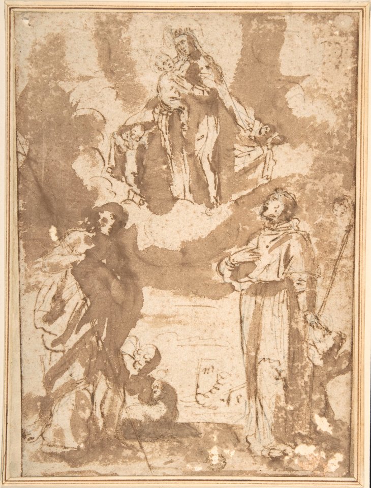 Madonna and Child with Saints MET DP802324