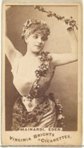 Mainardi, Eden, from the Actors and Actresses series (N45, Type 1) for Virginia Brights Cigarettes MET DP829649