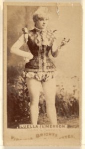 Luella Emerson, from the Actors and Actresses series (N45, Type 1) for Virginia Brights Cigarettes MET DP830446