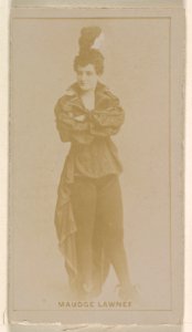 Madge Lawner, from the Actresses series (N245) issued by Kinney Brothers to promote Sweet Caporal Cigarettes MET DP859109