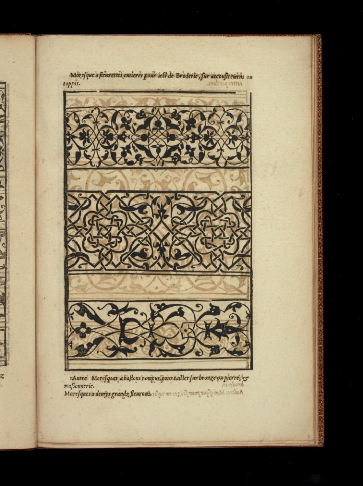 Livre de Moresques, page 2 (recto) MET DP353405