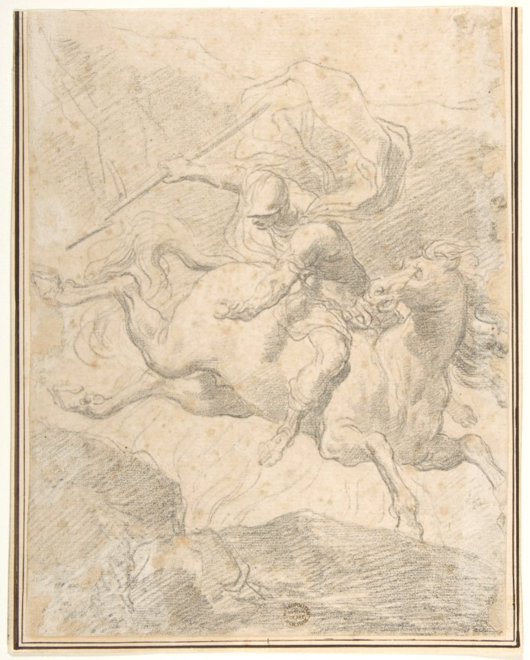 Marcus Curtius Leaping into the Chasm MET DP809888
