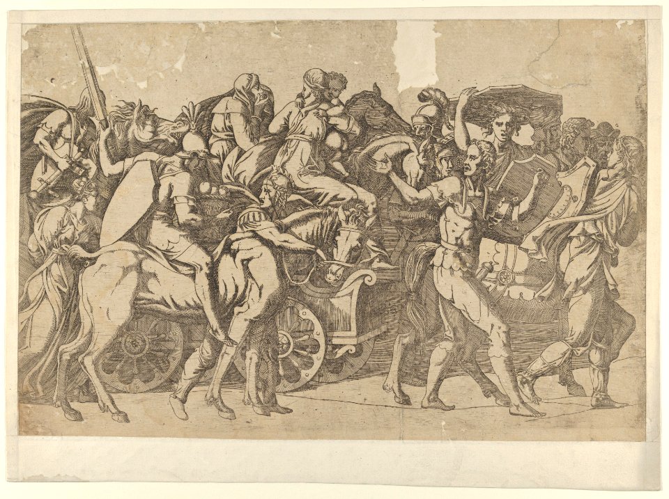 Marching Troops with Shields MET DP855399