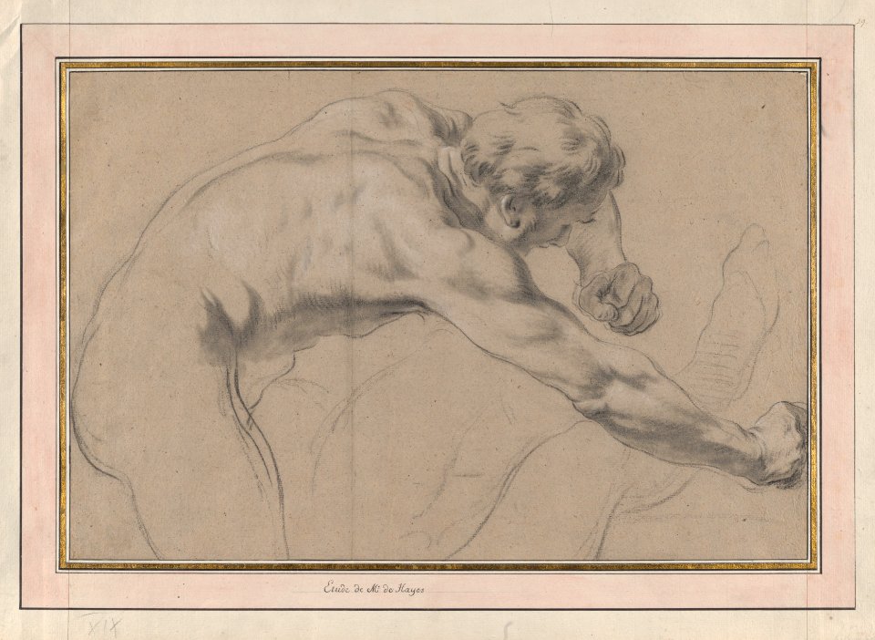 Male Nude, Study for Samson and Delilah MET DP876499