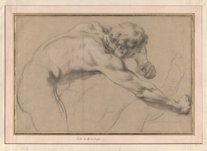 Male Nude, Study for Samson and Delilah MET DP876499