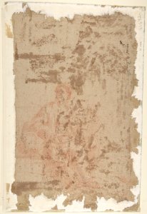 Marcus Curtius Leaping into the Chasm (recto); Study of a Seated Crowned Female Figure (verso) MET DP809931