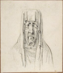 Male Head in a Hood MET DP810317