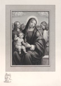 Madonna and Child with angels Met DP885678