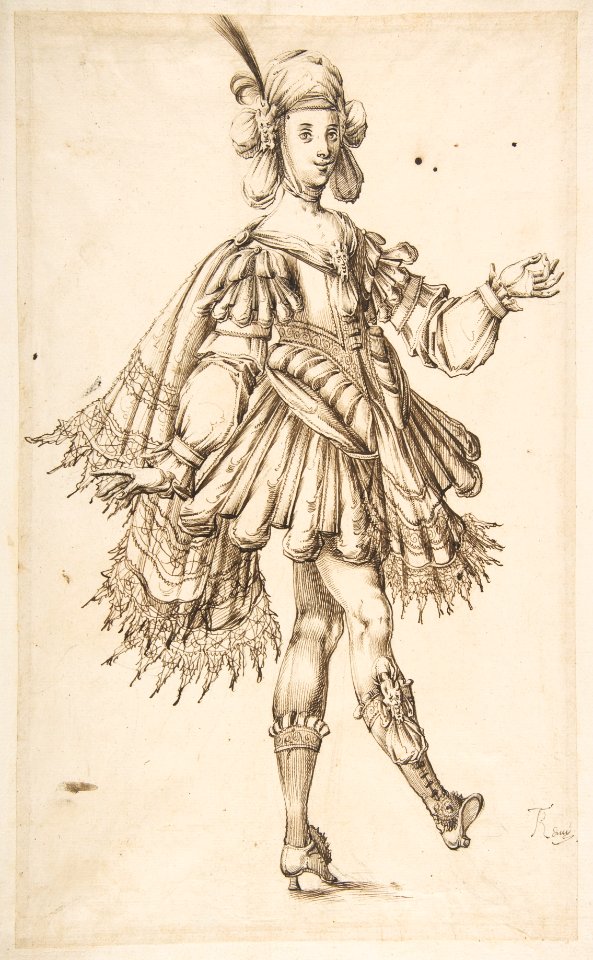 Male Figure in Ballet Costume MET DP812491