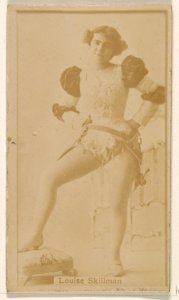Louise Skillman, from the Actresses series (N245) issued by Kinney Brothers to promote Sweet Caporal Cigarettes MET DP859600
