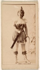 Louise Montague, from the Actresses series (N245) issued by Kinney Brothers to promote Sweet Caporal Cigarettes MET DP859152