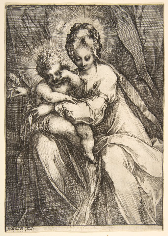 Madonna with a Rose MET DP815634