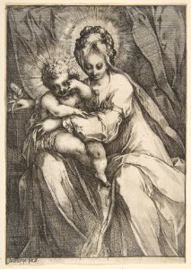 Madonna with a Rose MET DP815634