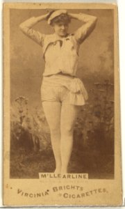M'lle Arline, from the Actors and Actresses series (N45, Type 1) for Virginia Brights Cigarettes MET DP829889