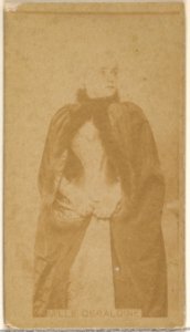M'lle Geraldine, from the Actors and Actresses series (N45, Type 8) for Virginia Brights Cigarettes MET DP831483