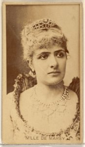 M'lle de Marsy, from the Actors and Actresses series (N45, Type 8) for Virginia Brights Cigarettes MET DP831452