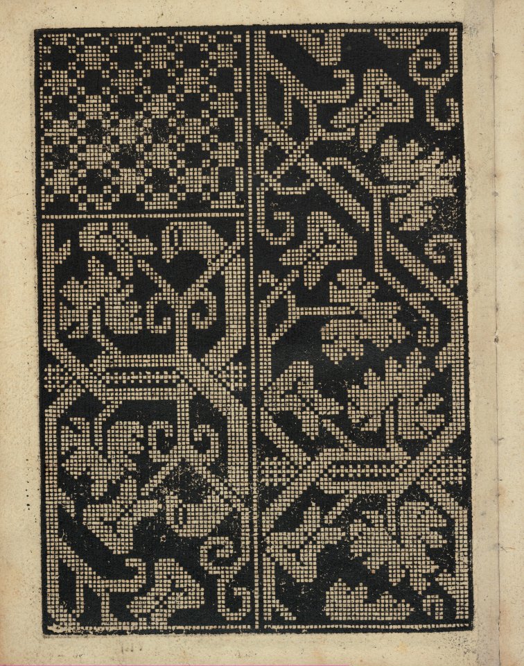 Libbretto nouellamete composto per maestro Domenico da Sera...lauorare di ogni sorte di punti, page 8 (verso) MET DP351294