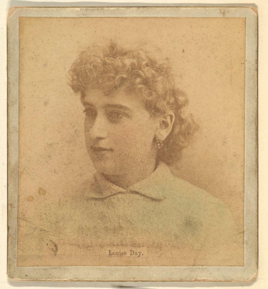 Louise Day, from the Actresses series (N246), Type 2, issued by Kinney Brothers to promote Sporting Extra Cigarettes MET DP860060