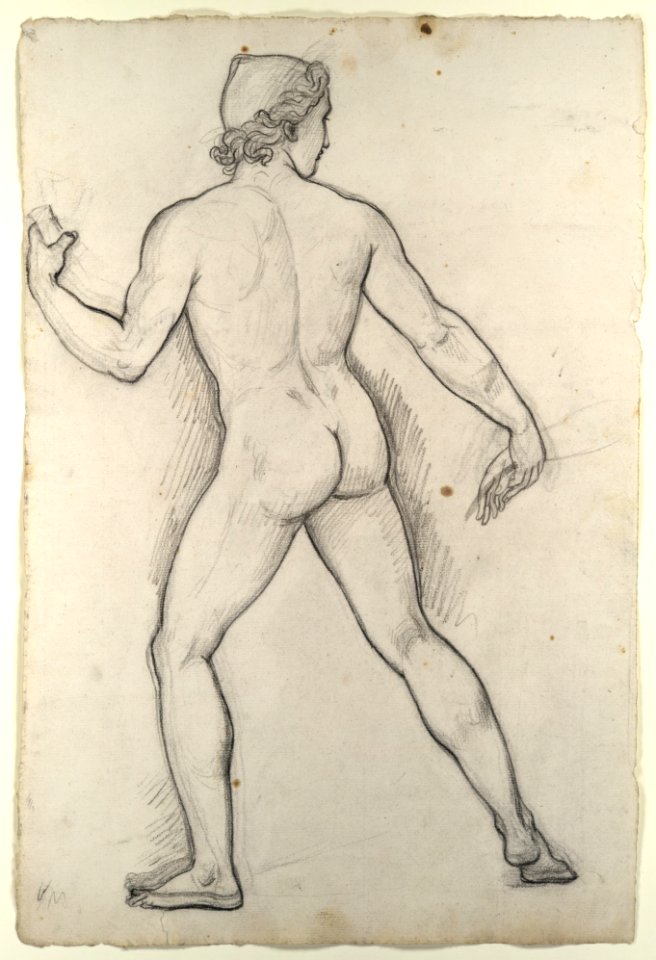 Male Nude, Study for 'Castor and Pollux Freeing Helen' MET DP119726