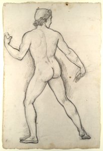 Male Nude, Study for 'Castor and Pollux Freeing Helen' MET DP119726