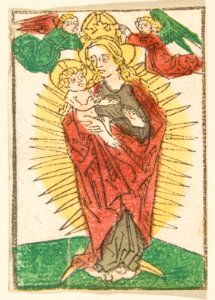 Madonna in Glory Crowned by Angels (Schr. 1113) MET DP813525