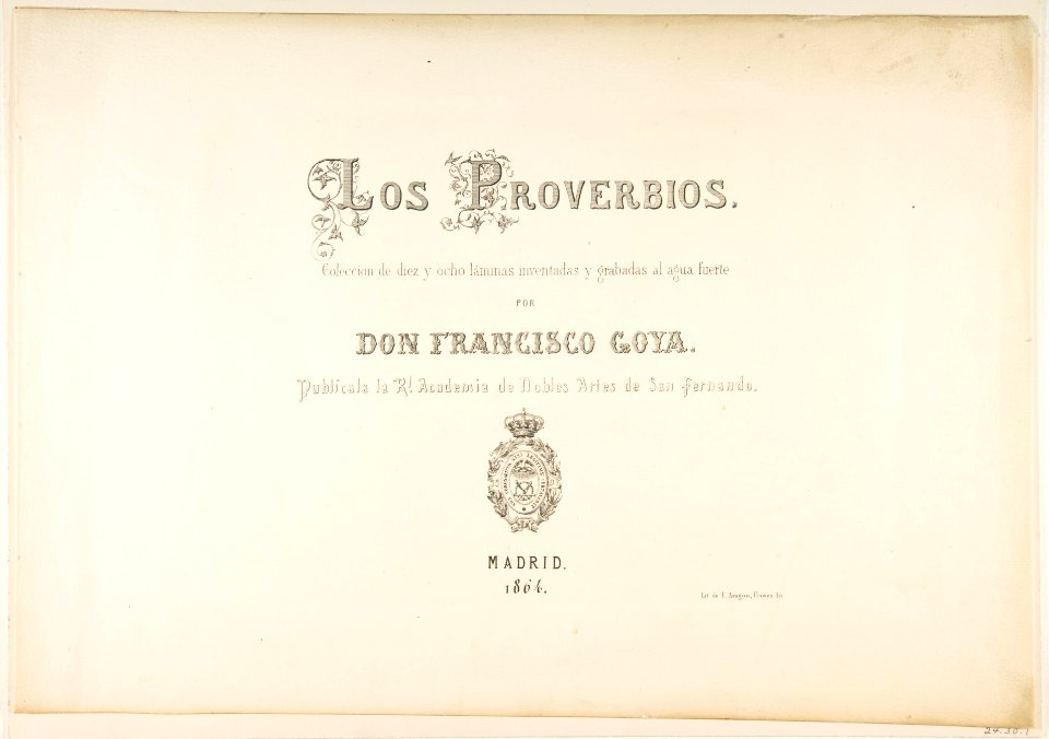 Los Disparates (Los Proverbios) MET DP817495