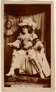 Louise Montague, from the Actresses series (N245) issued by Kinney Brothers to promote Sweet Caporal Cigarettes MET DP859153