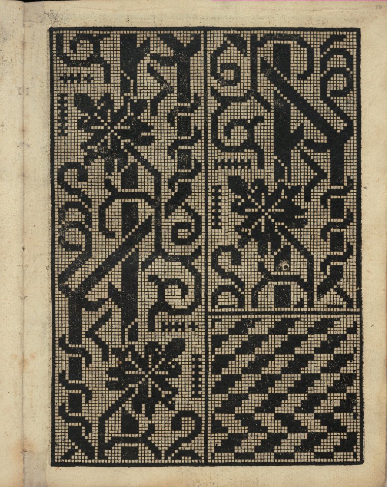 Libbretto nouellamete composto per maestro Domenico da Sera...lauorare di ogni sorte di punti, page 16 (recto) MET DP351309