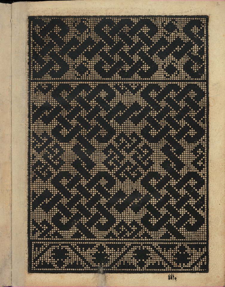 Libbretto nouellamete composto per maestro Domenico da Sera...lauorare di ogni sorte di punti, page 3 (recto) MET DP351283