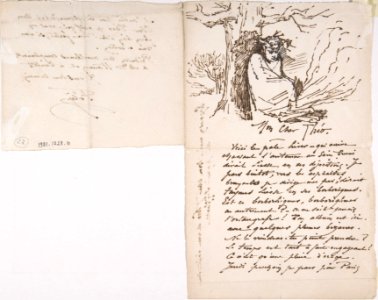 Letter to Theo Hanon, from Rops, signed Fély MET DP802514