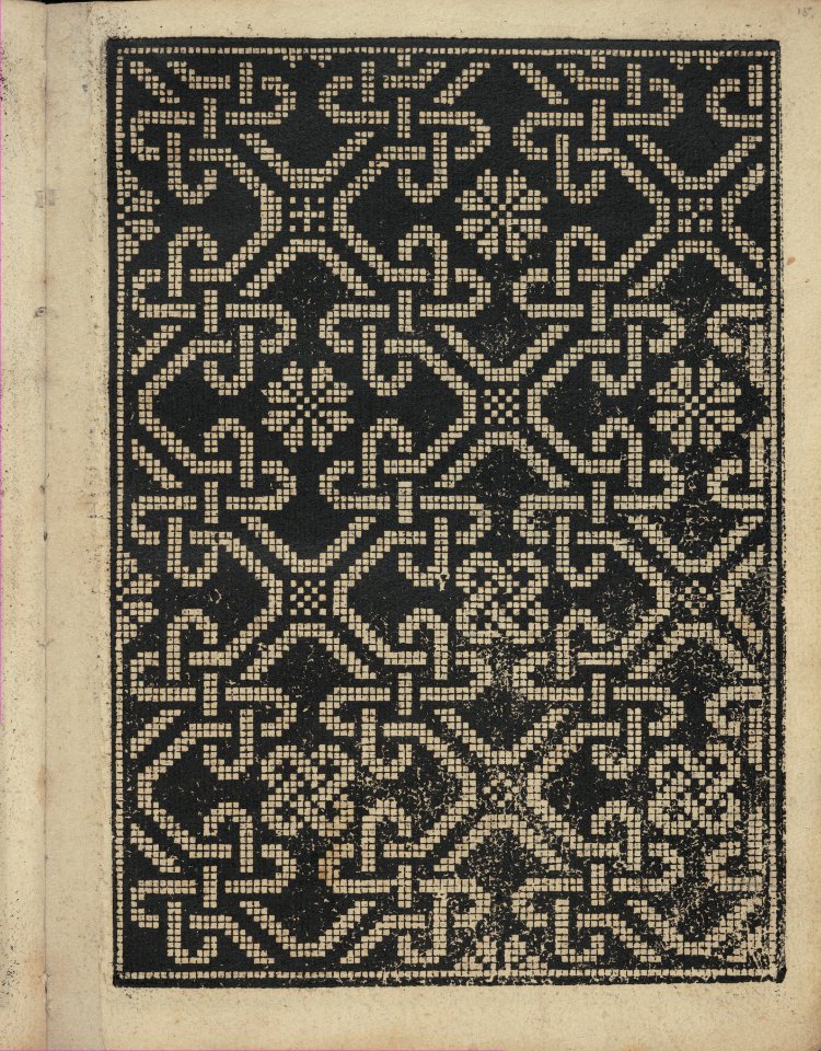 Libbretto nouellamete composto per maestro Domenico da Sera...lauorare di ogni sorte di punti, page 15 (recto) MET DP351307