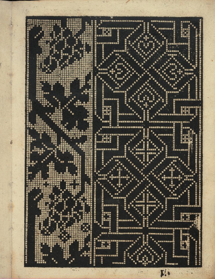Libbretto nouellamete composto per maestro Domenico da Sera...lauorare di ogni sorte di punti, page 11 (recto) MET DP351299