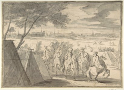 Louis XIV at the Siege of Douai, Seen from the South-East (July 1–6, 1667) MET DP802231