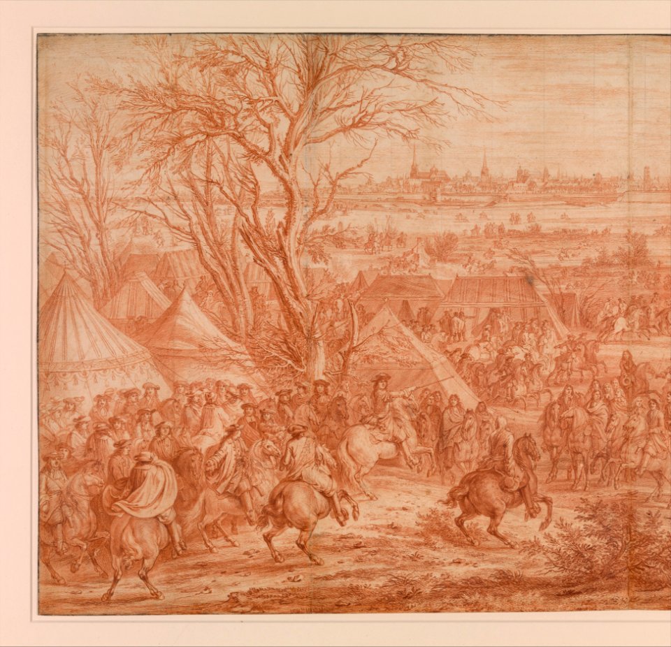 Louis XIV at the Siege of Cambrai, Seen from the South-West (March 20–April 19, 1677) MET DP360135