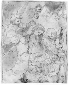 Madonna and Child with Angels Playing Lute and Viola da Braccio MET 263063 56.235.11