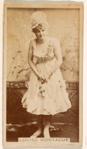 Louise Montague, from the Actresses series (N245) issued by Kinney Brothers to promote Sweet Caporal Cigarettes MET DP859154