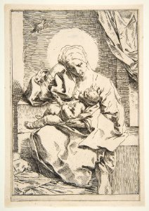 Madonna and Child with a bird MET DP815120