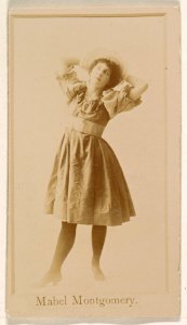 Mabel Montgomery, from the Actresses series (N245) issued by Kinney Brothers to promote Sweet Caporal Cigarettes MET DP859155